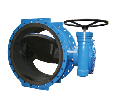 KWD341J-16Q Double eccentric flanged anti-corrosion butterfly valve